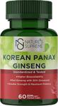 Nature 's Supreme Korean Panax Ginseng 60 Kapsül