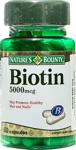 Nature's Bounty Biotin 5000 mcg 60 Kapsül