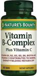 Nature's Bounty Vitamin B-Complex Plus Vitamin C 60 Tablet