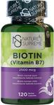 Nature's Supreme Biotin 2500 mcg 120 Kapsül