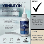 N'Clean 1+1 Paket Pratik Hazır Silikonlu Derz Dolgusu Beyaz 225Ml