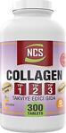 Ncs 300 Tablet Hidrolize Collagen (Kolajen) Type (Tip) 1-2-3 Hyaluronic Acid Vitamin C & D Glutatyon