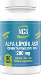 Ncs Alpha Lipoic Acid 200 Mg Coenzyme Q10 100 Mg 180 Tablet