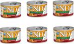 N&D Düşük Tahıllı Tavuklu Narlı 140 gr 6'lı Paket Yetişkin Köpek Konservesi