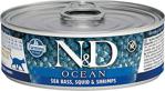 N&D Ocean Tahılsız Levrek Mürekkep Balığı ve Karidesli 80 gr Yetişkin Yaş Kedi Maması