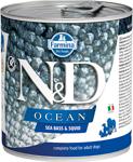 N&D Ocean Tahılsız Levrekli ve Mürekkep Balıklı 285 gr Yetişkin Köpek Konservesi