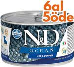 N&D Ocean Tahılsız Morina Balıklı ve Balkabaklı 140 gr 6'lı Paket Yetişkin Köpek Konservesi