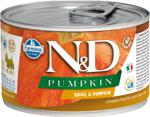 N&D Pumpkin Tahılsız Balkabaklı ve Bıldırcınlı 140 gr 6'lı Paket Yetişkin Köpek Konservesi