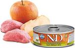 N&D Tahılsız Balkabaklı Yaban Domuzlu ve Elmalı 80 gr Yetişkin Kedi Konservesi