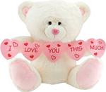 Neco Plush I Love You Thıs Much Kalpli Peluş Ayı 55 cm