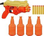 Nerf Alpha Strike Cobra Rc-6 Hedef Seti, 17 Parça Set 1 Oyuncak Blaster, 4 Yarım Hedef Ve 12 Resmi Nerf Elite Dart, Çocuklar, Gençler, Yetişkinler Için