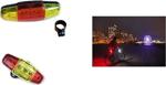 Nerox Bisiklet Işığı Gece Lambası Güvenlik Arka Led Işık Uyarı Ikaz Reflektörü