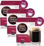 Nescafe Dolce Gusto Americano Kapsül Kahve 16 Adet X 3 Kutu