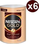 Nescafe Gold 900 gr 6'lı Paket Teneke Kutu Çözünebilir Kahve