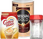 Nescafe Gold Hazır Kahve 900 Gr + Coffee Mate Kahve Kreması 500 Gr + Özel Cam Kavanoz