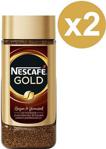 Nescafe Gold Kavanoz 200 gr 2'li Paket Çözünebilir Kahve