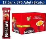 Nescafe Original 3'Ü 1 Arada 72'Li 8 Adet Hazır Kahve