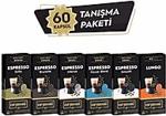 Nespresso Uyumlu Kapsül Kahve Espresso Karma Set 6 Lı 60 Kapsül