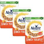 Nestle Nesfit Ballı Bademli 400 Gr 3'Lü Paket Tahıl Gevreği