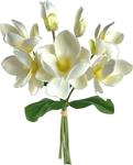 Nettenevime Yapay Çiçek Manolya Letex Eva Magnolia 33Cm Beyaz Krem