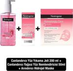 Neutrogena Canlandırıcı Yüz Yıkama Jeli 200 Ml + Nemlendirici Krem 50 Ml+Arındırıcı Hidrojel Maske