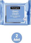 Neutrogena Deep Clean Makyaj Temizleme Mendili - 25'Li X 2