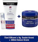 Neutrogena Parfümlü El Kremi 75 Ml + Besleyici Bakım Kremi 300 Ml +Dudak Kremi Hediyeli