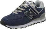 New Balance 574 Kadın Spor Ve Outdoor Ayakkabısı, Mavi (NAVY 410), 36-37