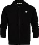 New Balance Mens Hoodie Siyah Erkek Fermuarlı Kapüşonlu Üst - Mps021-Bk