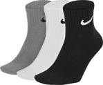 Nike Unisex Everydat Cush Ankle 3Lü Spor Çorap-Sx7677-901