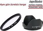 Nikon 18-55 Af-S Lens Icin 52Mm Uv Filtre Parasoley