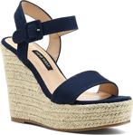 Nine West Benoit2 2Fx Lacivert Kadın Dolgu Topuk Sandalet