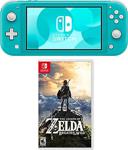 Nintendo Switch Lite Konsol Gri + The Legend Of Zelda Breath Of The Wıld Oyun