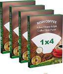 Nish Kahve Filtre Kahve Kağıdı 1X4 40'Lı 4'Lü Paket