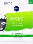 Nivea 10 Dakika Urban Skin Detox Kağıt Maske 28 gr