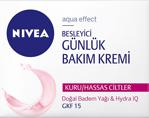 Nivea Aqua Effect Besleyici 50 Ml Kuru-Hassas Cilt Günlük Bakım Kremi