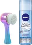 Nivea Aqua Sensation Canlandırıcı Yüz Yıkama Jeli 200 Ml + Turkuaz Cilt Temizleme Fırçası