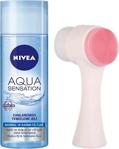 Nivea Aqua Temizleme Jeli + Yüz Temizleme Fırçası