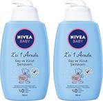 Nivea Baby 750 Ml 2'Li Bebek Saç Ve Vücut Şampuanı