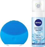 Nivea Canlandırıcı Yüz Yıkama Köpüğü 150 Ml + Şarjlı Cilt Temizleme Cihazı Ve Masaj Aleti