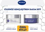 Nivea Cellular Yaşlanma Karşıtı Spf 15 50 ml + Gece Kremi 50 ml Hediye Cilt Gençleştirme Gündüz Kremi