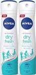 Nivea Dry Fresh 150 Ml 2 Adet Deo Sprey