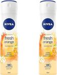 Nivea Fresh Orange Kadın Sprey Deodorant 150 Ml X 2 Adet