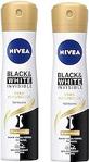 Nivea Invisible Black & White İpeksi Pürüzsüzlük 150 ml 2 Adet Deo Sprey