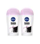 Nivea Invisible For Black & White Clear 40 Ml 2 Adet Deo Stick