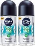 Nivea Men Cool Kick Fresh 50 Ml 2 Adet Roll-On