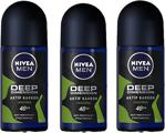 Nivea Men Deep Dimension Amazonia 50 Ml 3 Adet Roll-On