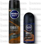 Nivea Men Deep Dimension Espresso 150 ml + Roll-On 50 ml Deodorant Sprey