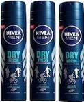 Nivea Men Dry Fresh 150 ml x3 Adet Deo Sprey