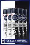 Nivea Men Erkek Sprey Deodorant Black&White Invisible 48 Saat Anti-Perspirant Koruma 150Ml X5 Adet